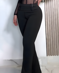 High-Waisted Hip-Lifting Flared Yoga Pants