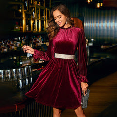 Personalized Velvet Elegant Dress