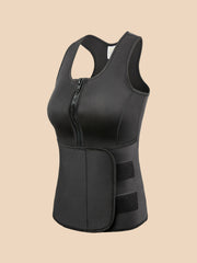 Sweat-wicking Shapewear Zip-Reinforced Three-Belt Belt