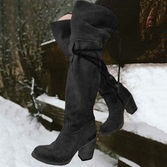 And Warm Boots Over The Knee Boots Long Boots