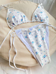 Floral Swimsuit Bikini Set