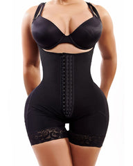 Classic Center Butt Lifter Effect Faja Slimming Fajas Lace Body Shaper
