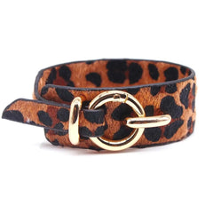 Animal Prints Faux Leather Bracelets