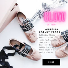 Aurelia Buckle Strap Ballet Flats