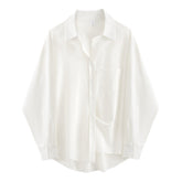 Basic Oversized Button Down Shirts