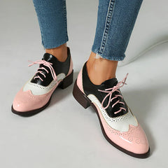 Benedita Bright Block Oxford Brogues