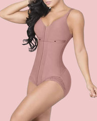 Bodysuit with Corset Bra Shapewear Waist Slimming Girdles High Compression Garments Bodysuit