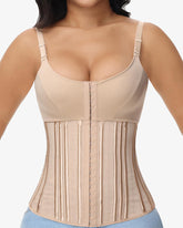 Waist Trainer for Workout Waist Cincher Tummy Control Steel Hourglass Shapewear Vest with Bra