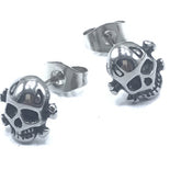Cast Skull Heads Earring