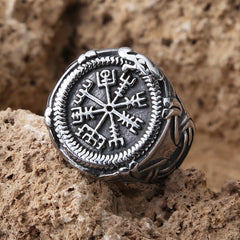 Compass Vegvisir Ring