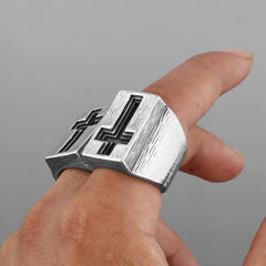 Cross Shield Ring