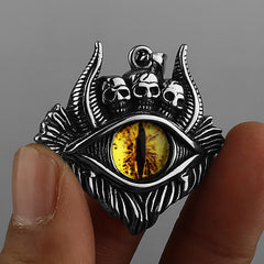 Demon Eye Skull Necklace