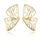 Donna Butterfly Stud Earrings - Gold or Silver