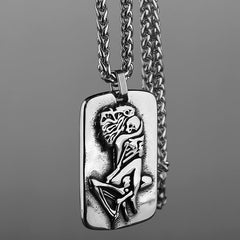 Forever-Together Skeleton-Motif Necklace