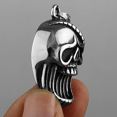 Unisex Goth Skull-Motif Necklace