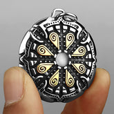 Goth Helmet of Awe Necklace