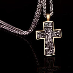 Unisex Goth Cross-Motif Necklace