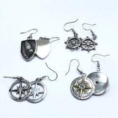 Gothic Theme Drop Earrings - 4 Styles