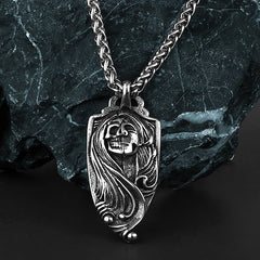 Half Man, Half Skeleton Personality Necklace