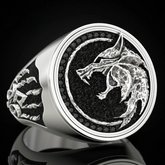 Hunter Wolf Claw Rings