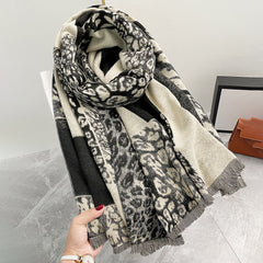 Four Seasons Leopard Print Shawl