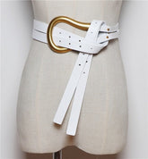 Jumbo U Shaped Leather Tassel Belts - 7 Colors