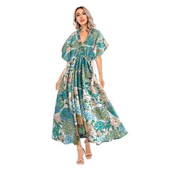 Lamona Bohemian Floral Prints Maxi Dress - 4 Colors