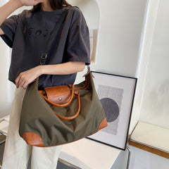 Laura Nylon+Leather Weekender Bags - 3 Colors