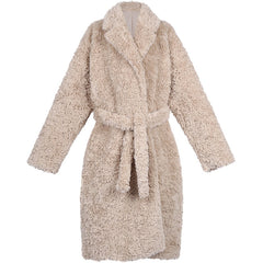 Lima Oversize Curly Faux Fur Coat