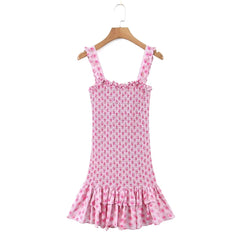 Margie Shirring Smocked Floral Dress - 2 Colors