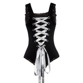 Mariella Back Ribbon Lace Up Bodysuit