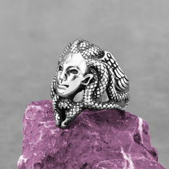 Medusa Head Ring