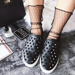 Mesh Ankle Tulle Socks - 7 Styles