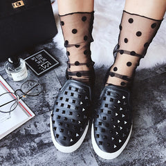 Mesh Ankle Tulle Socks - 7 Styles