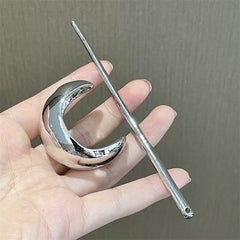 Metal Arc Ponytail Hairpin