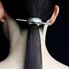 Metal Arc Ponytail Hairpin
