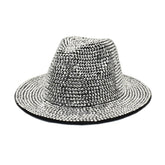 Metallic Rhinestone Jazz Fedora Hats