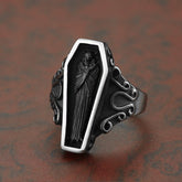 Mummy Stereoscopic Coffin Ring