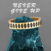 Never Give Up Band Ring