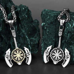 Norse Slavic Axe Necklace