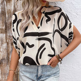 Loose Printed Shirt For Women