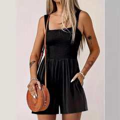Sleeveless Vest Jumpsuit For Women
