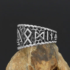Odin Valknut Rune Amulet Ring