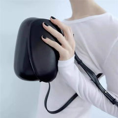 Zuri Faux Leather Mini Saddle Bag