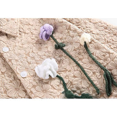 Daisy Bloom Lace Textured Shirt