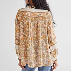 Samara Floral Boho Tunic Blouse