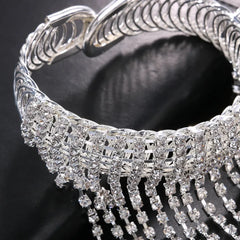 Luxe Crystal Tassle Arm Bracelet