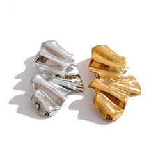 Addison Abstract Wavy Sculptural Brooch