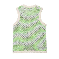 Sue Mint Green Knit Vest