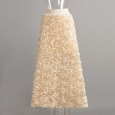 Carin 3D Flower Petals Maxi Skirt